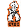 Cowboy Mascot on a Stick